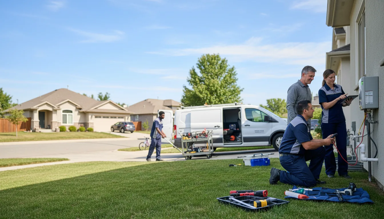 Tankless water heater service in Colmar, PA